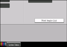 Operation panel screen illustration