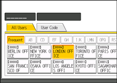operation panel screen illustration