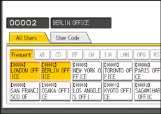 operation panel screen illustration