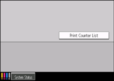 Operation panel screen illustration