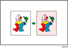 Ilustrace barevného kopírování