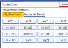 Abbildung Bedienfeld-Display