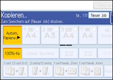 Abbildung Bedienfeld-Display