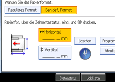 Abbildung Bedienfeld-Display