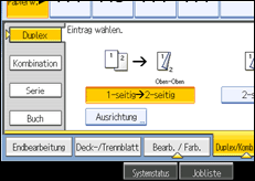 Abbildung Bedienfeld-Display