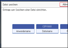 Abbildung Bedienfeld-Display