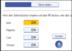 Abbildung Bedienfeld-Display