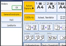 Abbildung Bedienfeld-Display