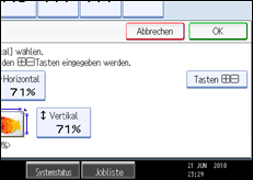 Abbildung Bedienfeld-Display