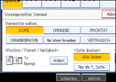 Abbildung Bedienfeld-Display