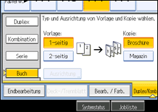 Abbildung Bedienfeld-Display