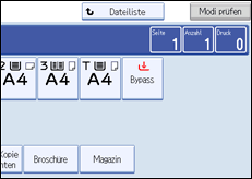 Abbildung Bedienfeld-Display