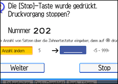 Abbildung Bedienfeld-Display
