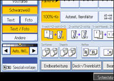 Abbildung Bedienfeld-Display