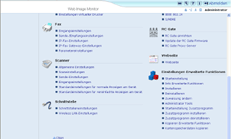 Darstellung der Ansicht im Webbrowser