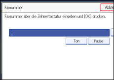 Abbildung Bedienfeld-Display