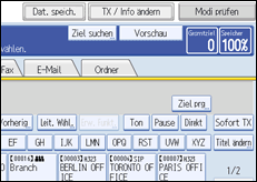Abbildung Bedienfeld-Display