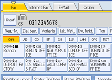 Abbildung Bedienfeld-Display