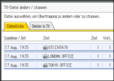 Abbildung Bedienfeld-Display
