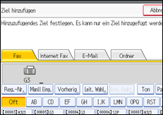 Abbildung Bedienfeld-Display