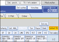 Abbildung Bedienfeld-Display