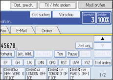 Abbildung Bedienfeld-Display