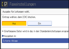 Abbildung Bedienfeld-Display