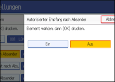 Abbildung Bedienfeld-Display