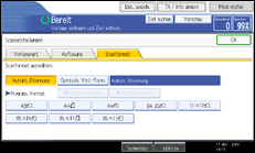 Abbildung Bedienfeld-Display