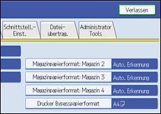 Abbildung Bedienfeld-Display