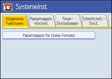 Abbildung Bedienfeld-Display