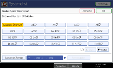 Abbildung Bedienfeld-Display
