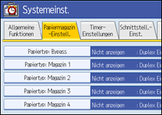 Abbildung Bedienfeld-Display