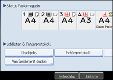 Abbildung Bedienfeld-Display