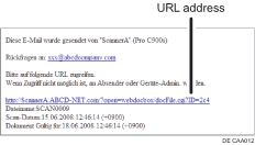 Abbildung einer E-Mail
