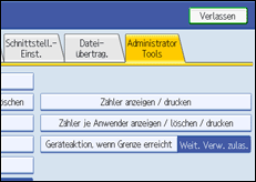 Abbildung Bedienfeld-Display
