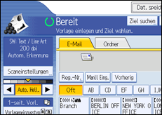 Abbildung Bedienfeld-Display