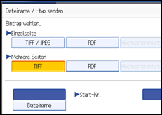 Abbildung Bedienfeld-Display