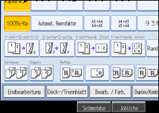 Abbildung Bedienfeld-Display