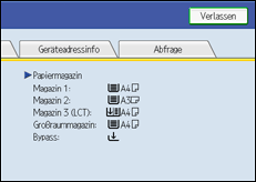 Abbildung Bedienfeld-Display