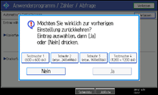 Abbildung Bedienfeld-Display