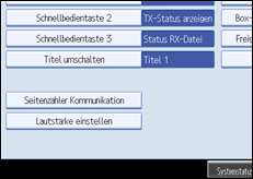 Abbildung Bedienfeld-Display