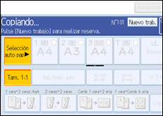 Ilustración de la pantalla panel de mandos