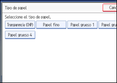 Ilustración de la pantalla panel de mandos