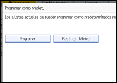 Ilustración de la pantalla panel de mandos
