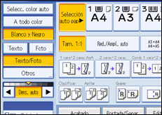 Ilustración de la pantalla panel de mandos