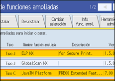 Ilustraci&oacute;n del panel de operaciones