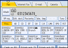 Ilustración de la pantalla panel de mandos