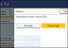 Ilustración de la pantalla panel de mandos