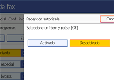 Ilustración de la pantalla panel de mandos